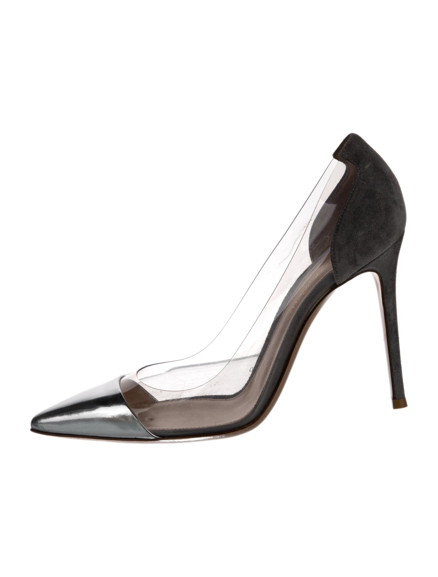 Gianvito Rossi PVC D'Orsay Pumps