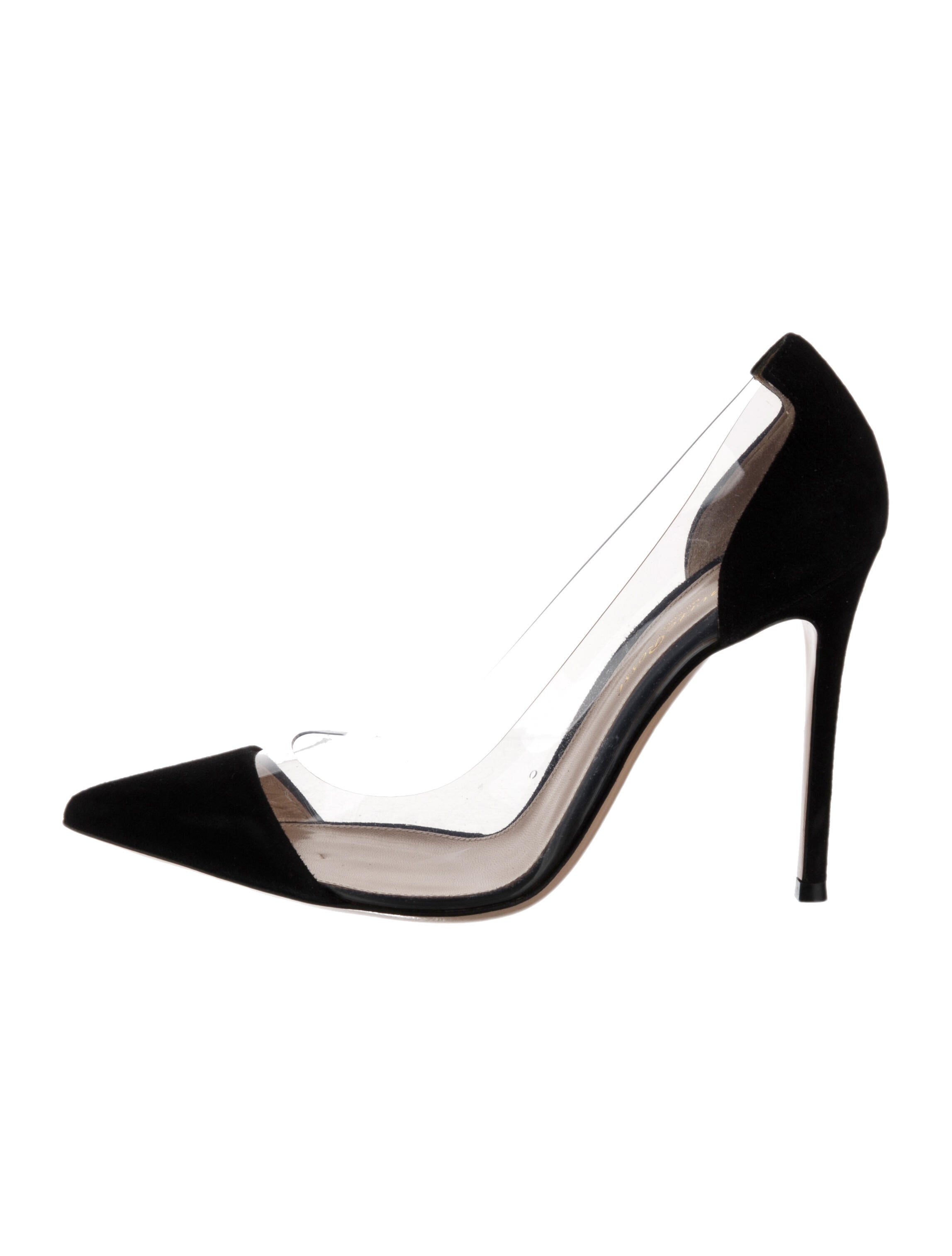 Gianvito Rossi Suede Slingback Pumps