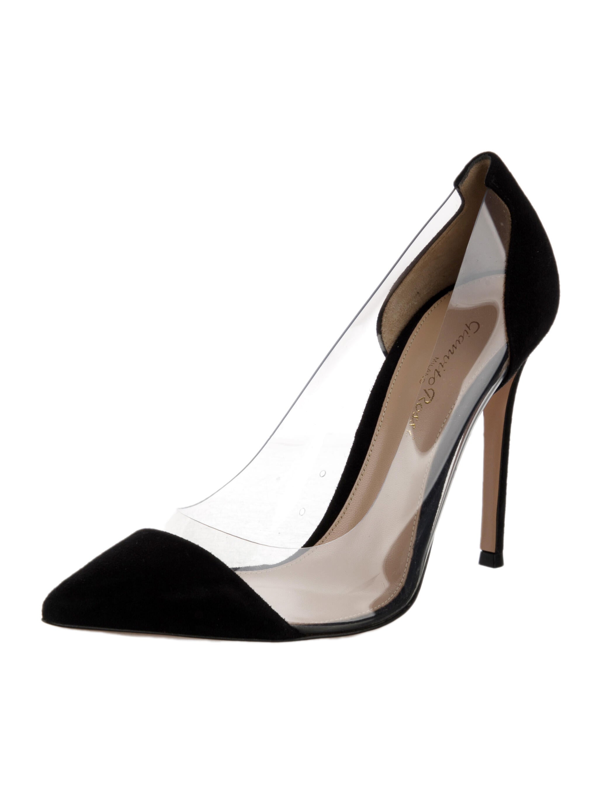 Gianvito Rossi Suede Slingback Pumps