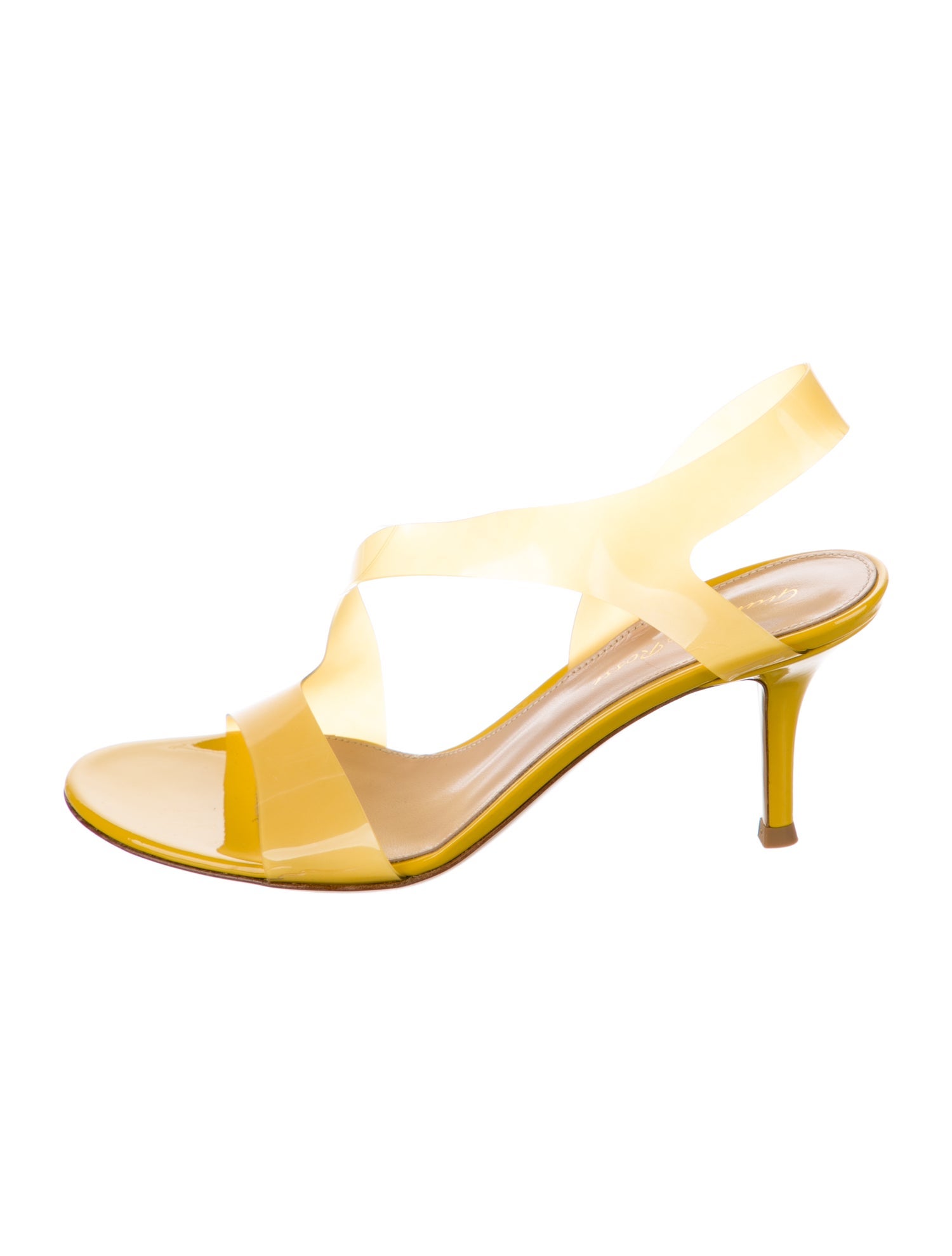 Gianvito Rossi PVC Slingback Sandals