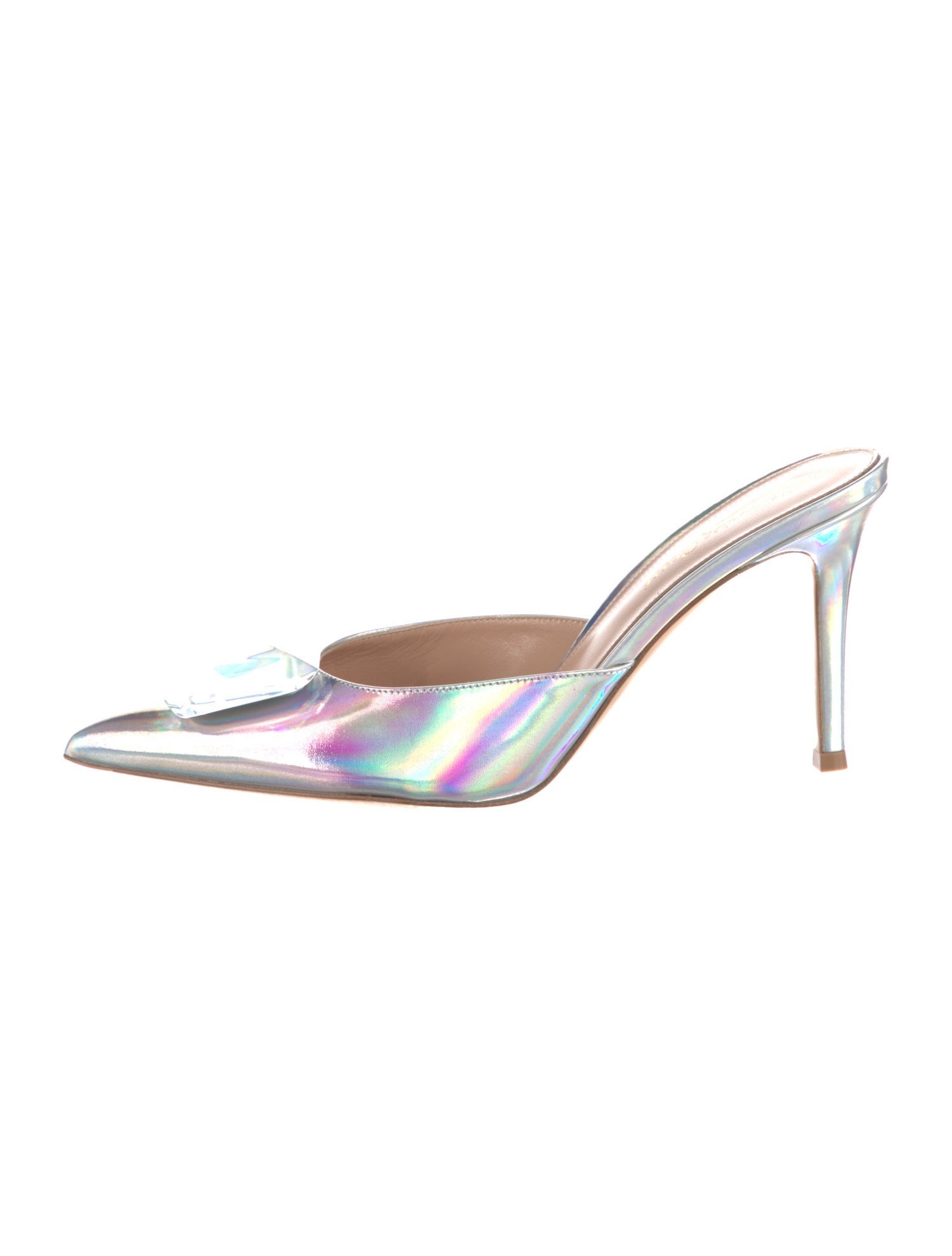 Gianvito Rossi Patent Leather Mules
