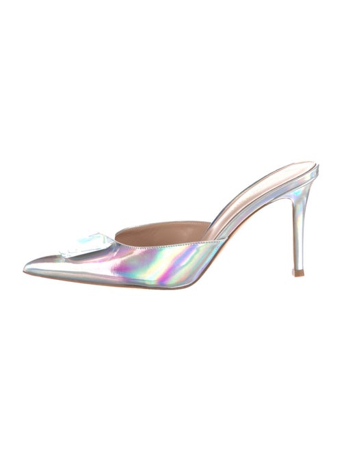 Gianvito Rossi Patent Leather Mules