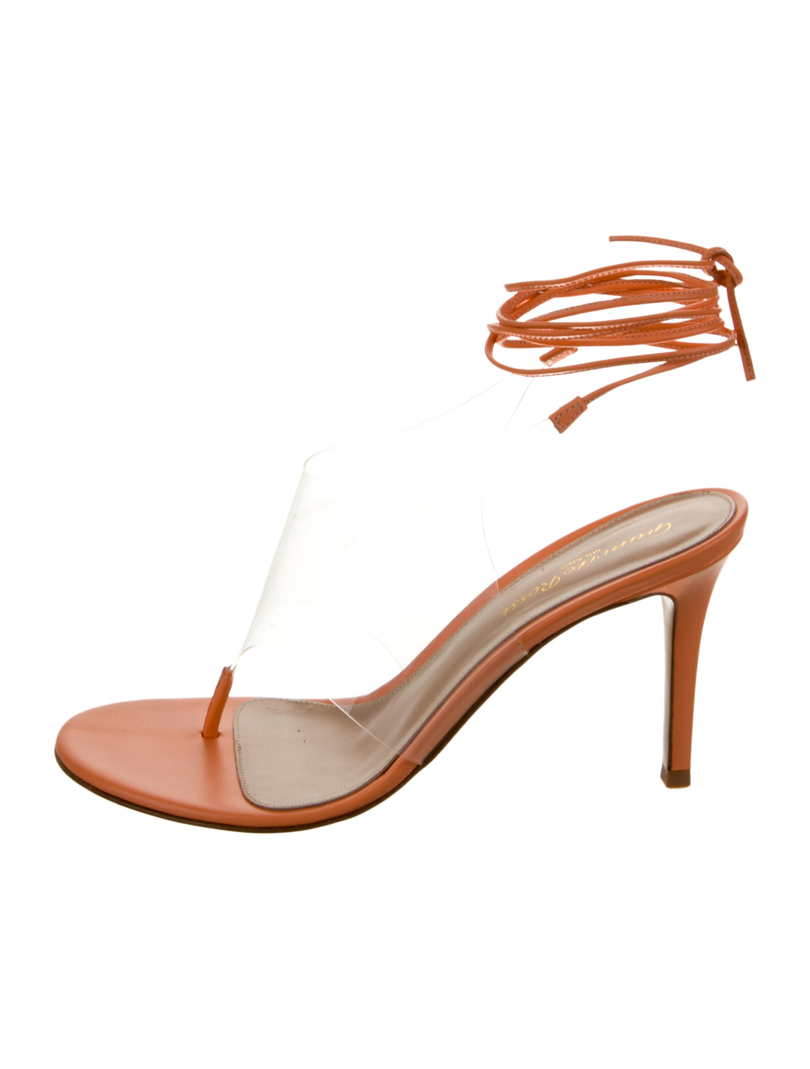 Gianvito Rossi PVC Slingback Sandals