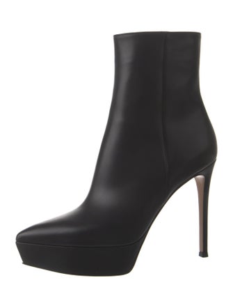 Gianvito Rossi Leather Sock Boots