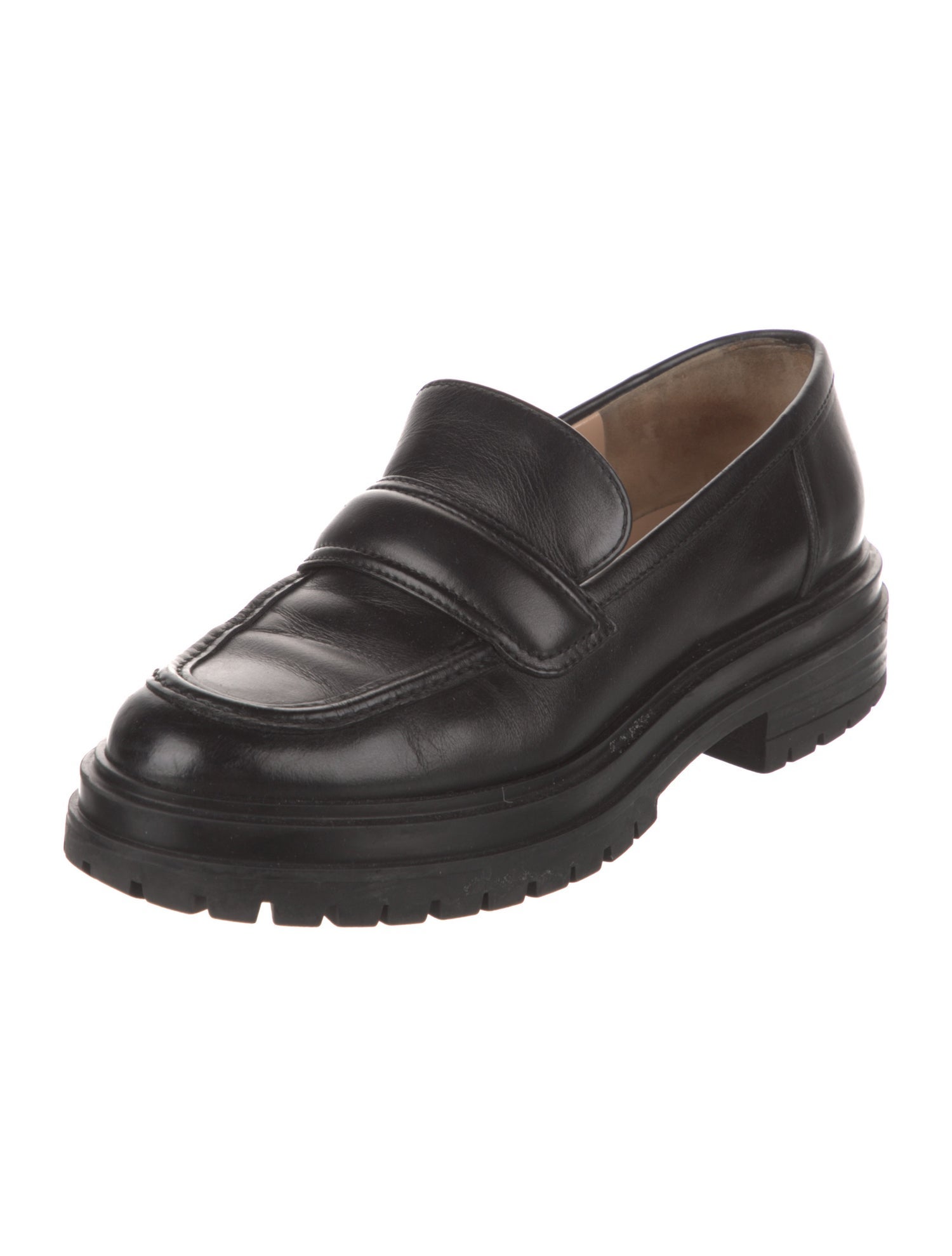 Gianvito Rossi Leather Loafers