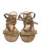 Gianvito Rossi Suede Gladiator Sandals
