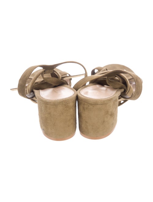 Gianvito Rossi Suede Gladiator Sandals