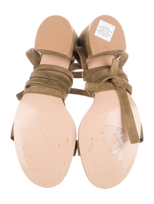 Gianvito Rossi Suede Gladiator Sandals