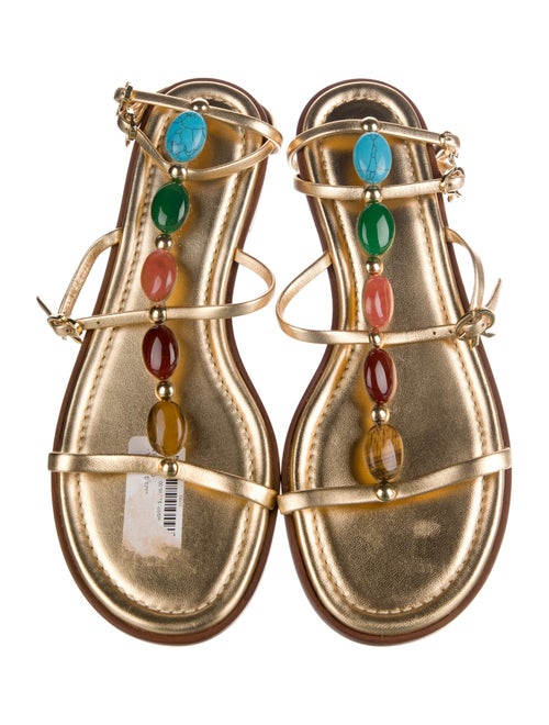 Gianvito Rossi Leather Gladiator Sandals