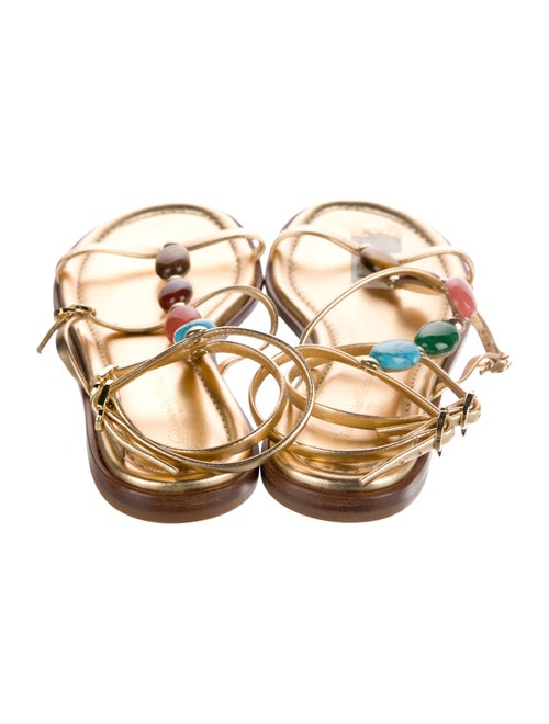 Gianvito Rossi Leather Gladiator Sandals