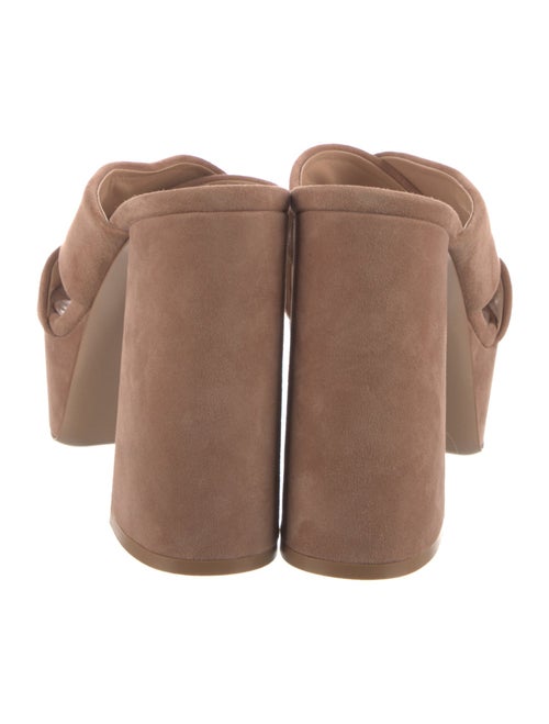 Gianvito Rossi Suede Slides