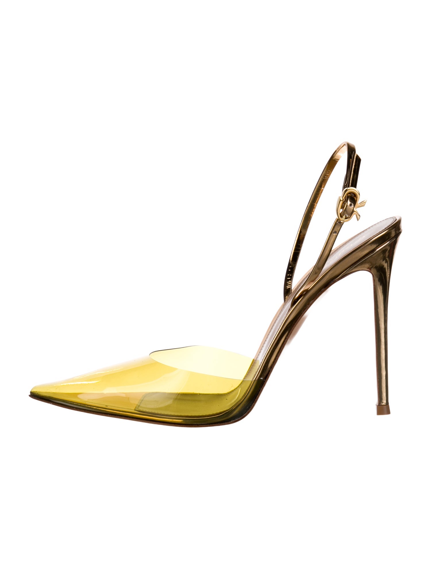Gianvito Rossi PVC Slingback Pumps w/ Tags