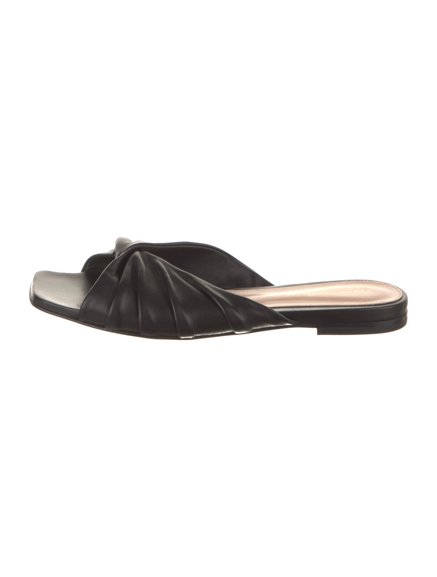 Gianvito Rossi Leather Slides