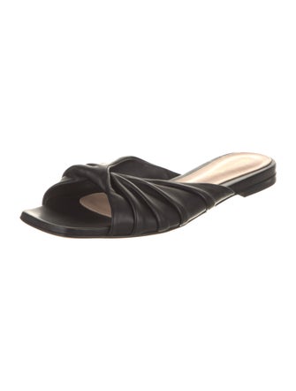 Gianvito Rossi Leather Slides