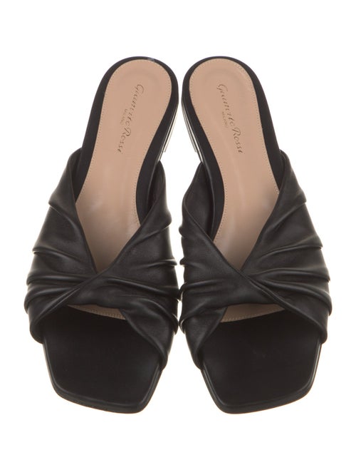 Gianvito Rossi Leather Slides