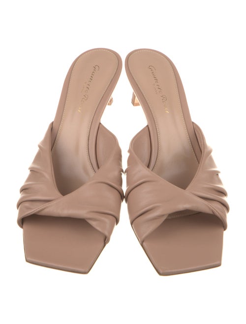 Gianvito Rossi Leather Slides