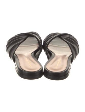 Gianvito Rossi Leather Slides
