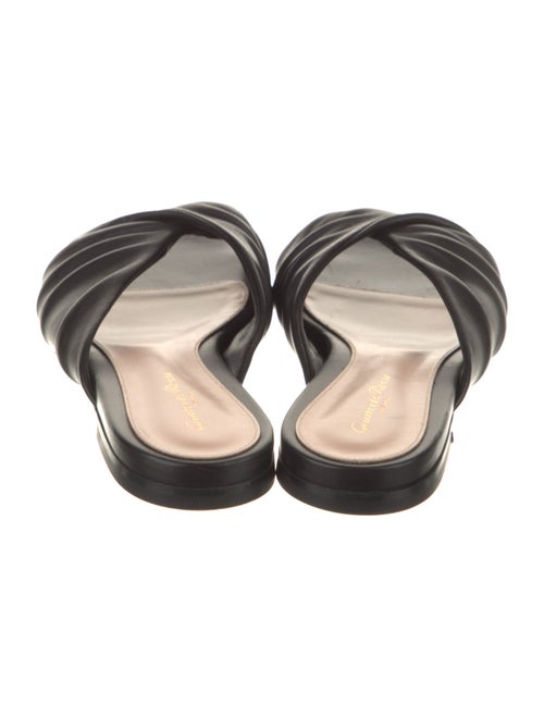 Gianvito Rossi Leather Slides