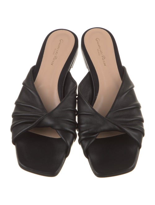 Gianvito Rossi Leather Slides