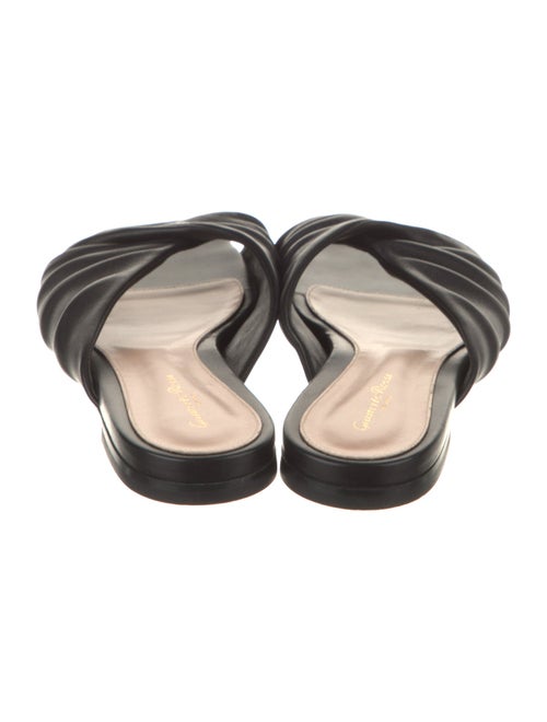 Gianvito Rossi Leather Slides