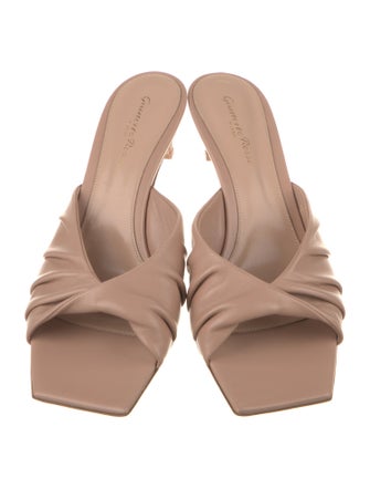 Gianvito Rossi Leather Slides