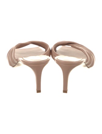 Gianvito Rossi Leather Slides