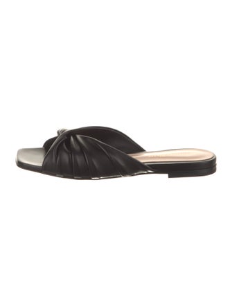 Gianvito Rossi Leather Slides