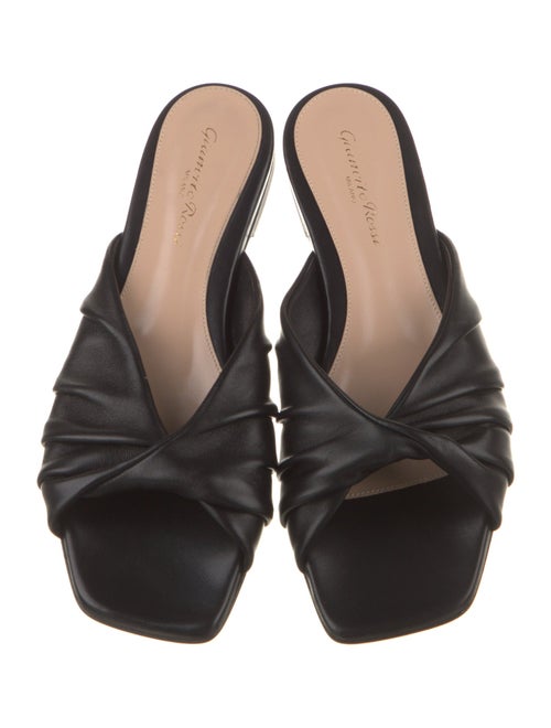 Gianvito Rossi Leather Slides
