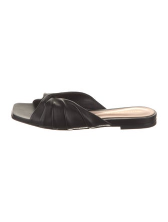 Gianvito Rossi Leather Slides