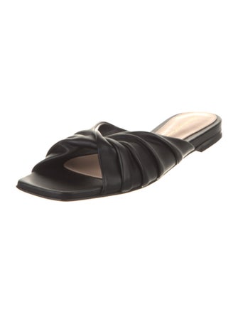 Gianvito Rossi Leather Slides