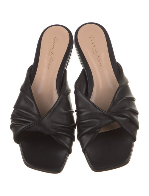 Gianvito Rossi Leather Slides