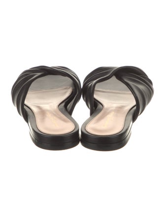 Gianvito Rossi Leather Slides