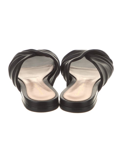 Gianvito Rossi Leather Slides