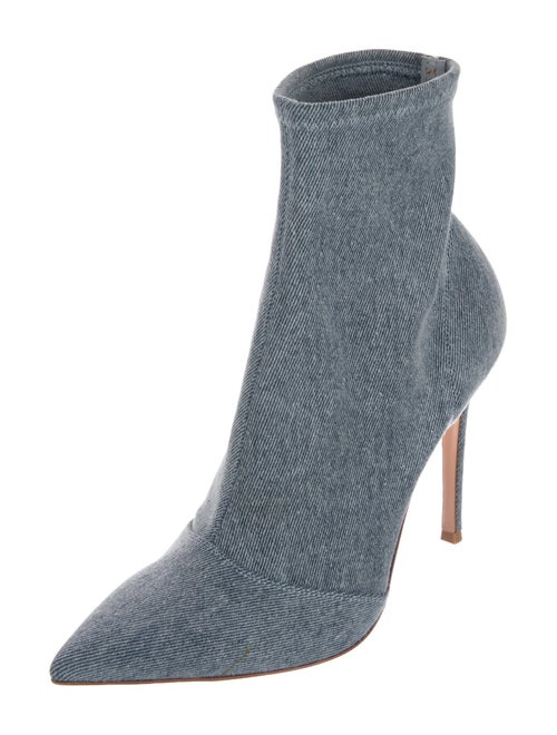 Gianvito Rossi Denim Sock Boots