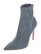 Gianvito Rossi Denim Sock Boots
