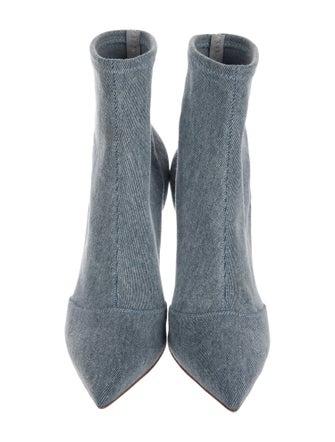 Gianvito Rossi Denim Sock Boots