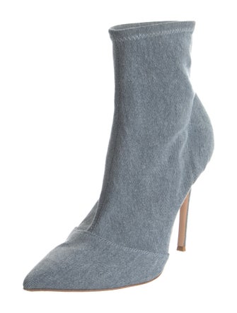 Gianvito Rossi Denim Sock Boots