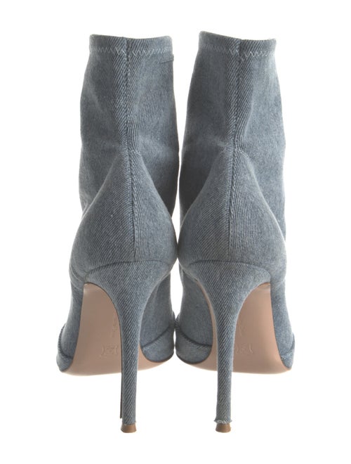 Gianvito Rossi Denim Sock Boots
