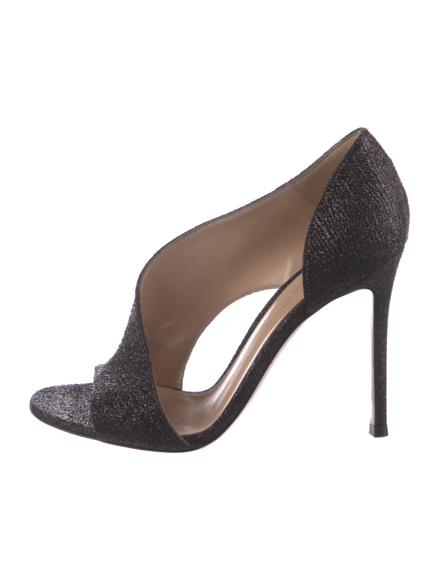 Gianvito Rossi Glitter Accents Sandals