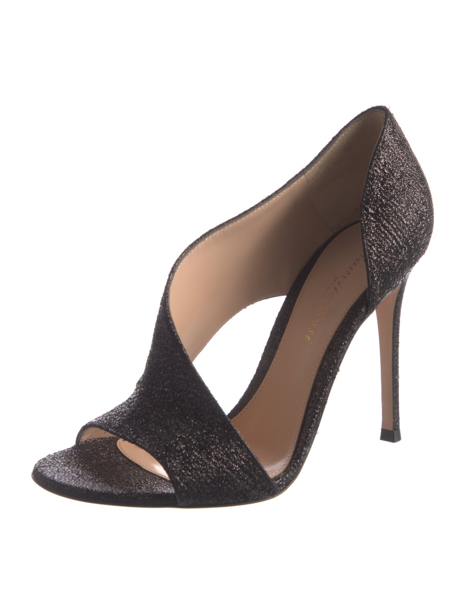 Gianvito Rossi Glitter Accents Sandals