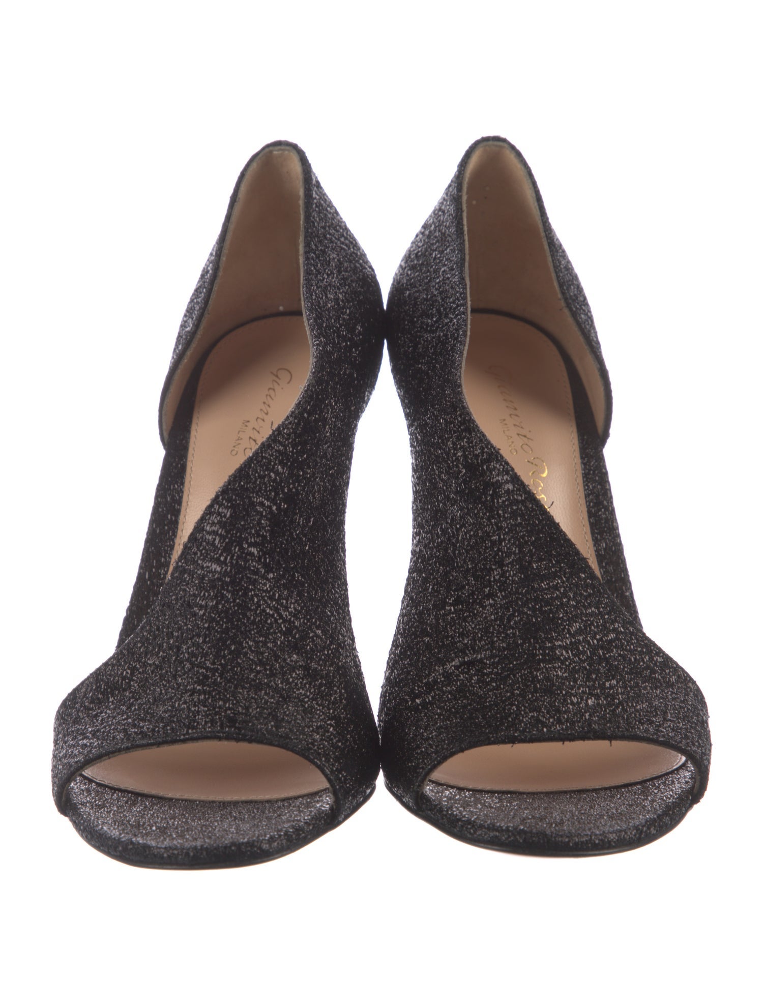 Gianvito Rossi Glitter Accents Sandals