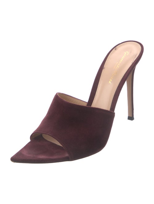 Gianvito Rossi Suede Slides