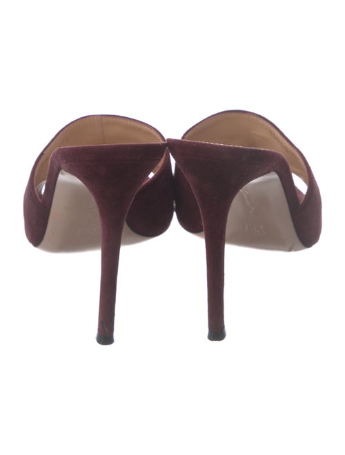 Gianvito Rossi Suede Slides
