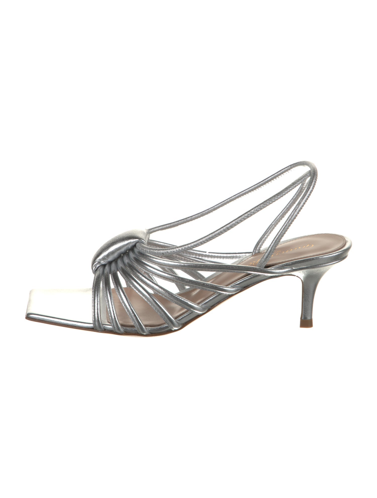 Gianvito Rossi Leather Slingback Sandals