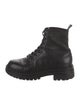 Gianvito Rossi Leather Combat Boots