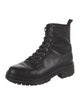Gianvito Rossi Leather Combat Boots