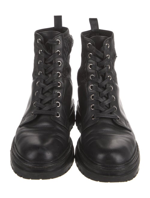 Gianvito Rossi Leather Combat Boots