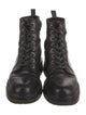 Gianvito Rossi Leather Combat Boots