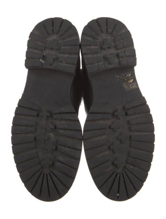 Gianvito Rossi Leather Combat Boots