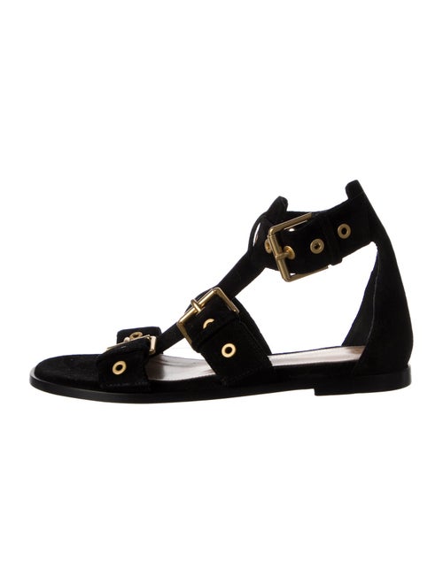 Gianvito Rossi Suede Gladiator Sandals